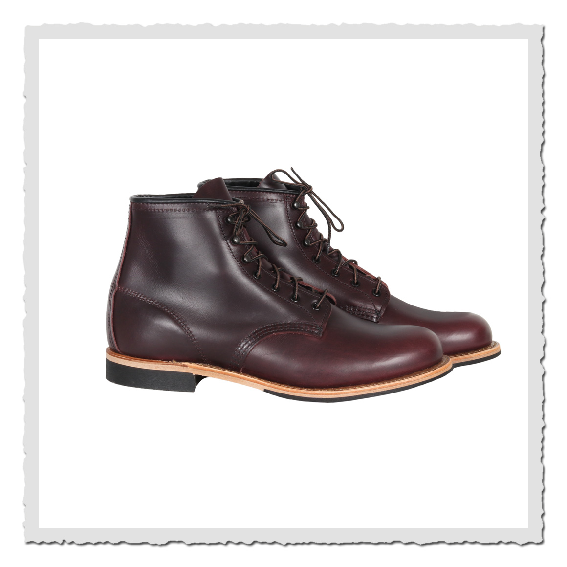 Red Wing Beckman 9419 black/cherry – edle Herren-Boots aus Semianilin-Rindsleder im Kirschton